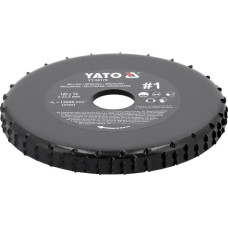 Диск-фреза торцевий до КШМ YATO по дереву, шпаклівці, гіпсу; Ø=120/22.2 мм, t= 12 мм шорстк №1 [10]