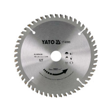 Диск пильный по алюминию YATO, Ø= 160/20 мм, 52 зубца, t= 1,5 мм [25/50]