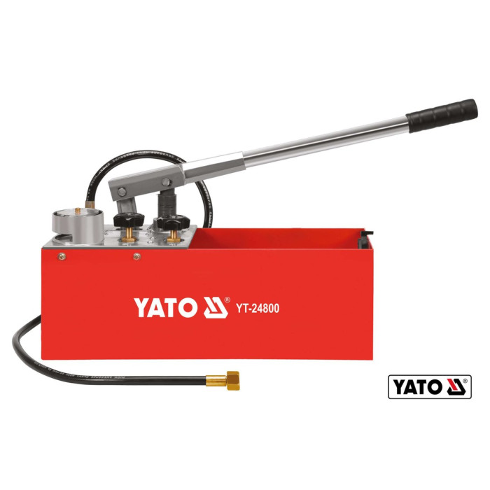 Компресор ручний для контролю щільності трубних систем YATO : тиск- 5 МПа, ємність- 12 л [2]