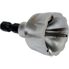 Знімач фаски YATO на 6-гран. шпинделі- 1/4", Ø= 3-19 мм, глиб.- 12 мм [10/80]