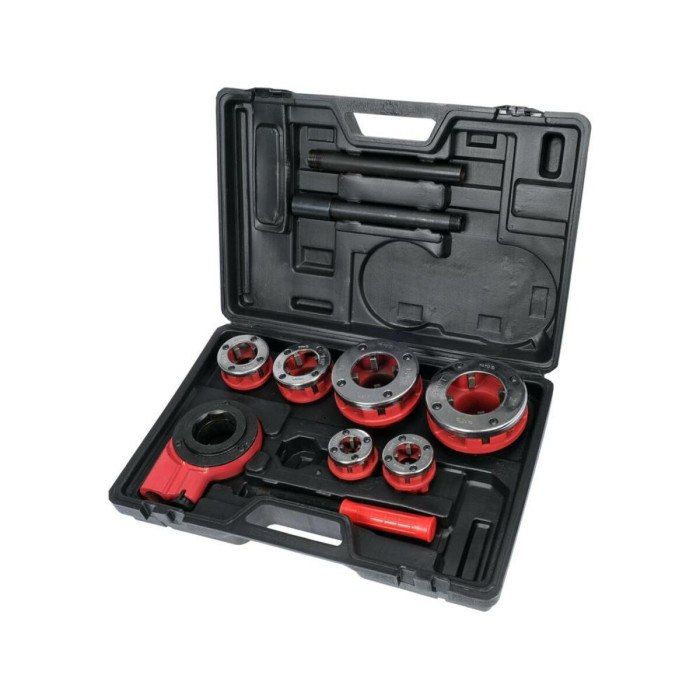Набір різьбонарізний для труб YATO : Ø= 1/2", 3/4", 1"; 5/4", 3/2", 2" 7 елем. [2]