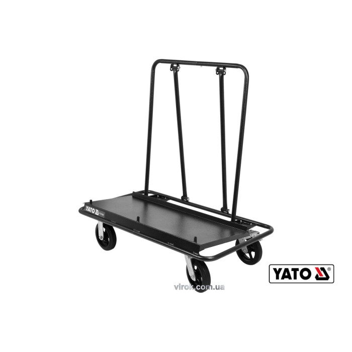 Візок для перевезення г/к плит YATO : навантаження- 940 кг, 1240 х 640 х 1210 мм [1]
