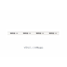 Олівець столярний YATO : L= 245 мм х 15 мм, білий. уп. 144 шт. [8]