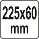 Пістолет для нанесення густих мас YATO : L= 225 мм, W= 60 мм [12/288]