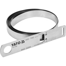Циркометр для кола- 940-2200мм і діаметра 300-700 мм YATO з метр. і дюйм. шкалами, сталева [50]