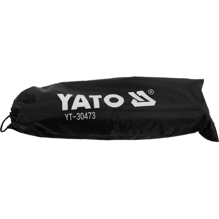Штатив тринога YATO телескоп (3 секціі) . кріплення 5/8", з штангою 14 cм. H= 32-75 cм. алюмінієвий