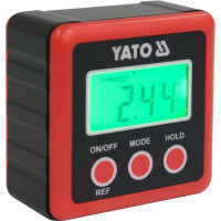 Кутомір електронний YATO; діапазон 4х 0-90° з живленням від 2 батарейок 1,5 В тип ААА [9]