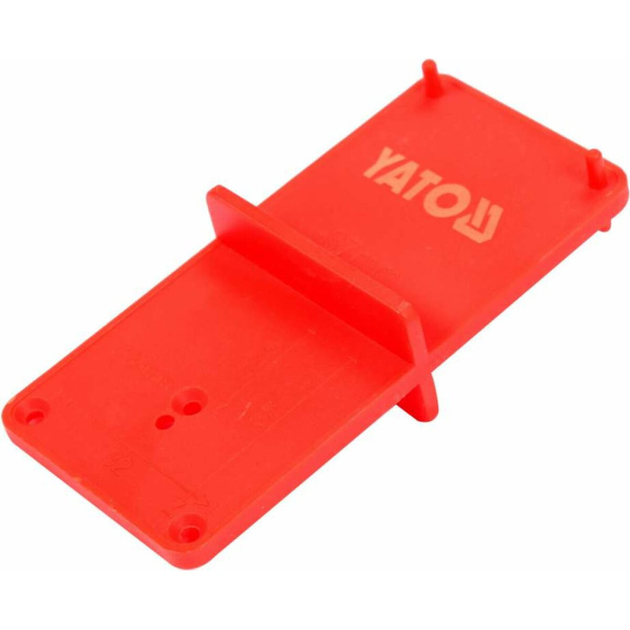 Шаблон розмічальний YATO для встановлення дверних завісів 35/40 мм, 85х 40х 22 мм [50]