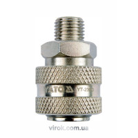 Швидкоз'єднувана муфта YATO з зовніш. різьбою Ø= 1/4" [20/120]
