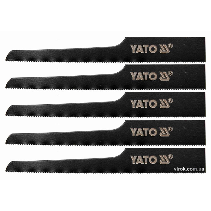 Полотна до пневматичної шаблевої пили YT-09955 YATO : 24 зуби/1", 5 шт [50/200]
