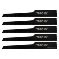 Полотна до пневматичної шаблевої пили YT-09955 YATO : 32 зуби/1", 5 шт [50/200]