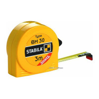 Рулетка STABILA Type BM30: L= 3 м x 13 мм, пласт. корпус со стальной лентой
