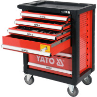 Шкаф с инструментами YATO, на колесах, 6 ящиков, 97x 77x 47 cм, набор 185 шт. [1]