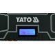 Пускова-зарядна батарея Li-Pol YATO ємність 12 Агод, 300/500 А, живлення через USB: 5В, 2А [10/160]