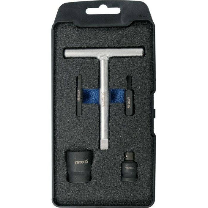 Ключі для пластикових оливозливних пробок YATO: до квадрату- 3/8", 5 шт [20]