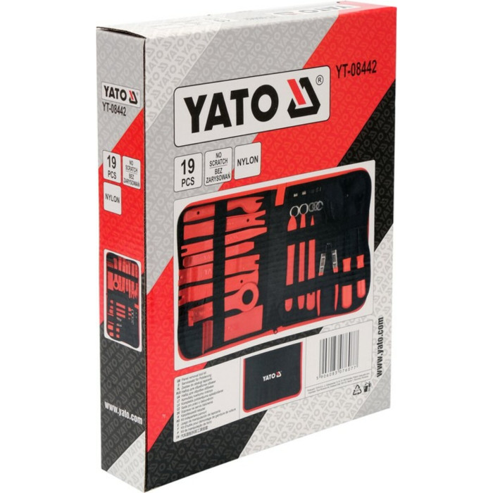 Знімачі оббивки автомобіля YATO, Набір 19 шт. [12]