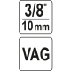 Насадка для регулювання фаз розпод. вала YATO у авто VAG з квадратом- 3/8"(DW)