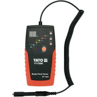 Тестер тормозной жидкости YATO, 180см с 6 диодными индикаторами и звуковым сигналом, эласт. зонд [10]