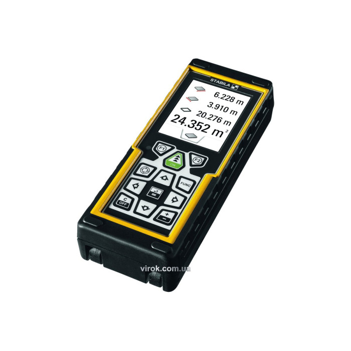 Дальномір лазерний STABILA Type LD 520, діапазон 0,05-200 м,18 функцій, Bluetooth® Smart 4