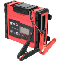 Зарядний прилад мережевий з LCD дисплеєм 230В YATO до акумуляторів 12V-2/8/15А, макс. 240AГод [8]