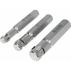 Знаряддя для викручування ніпелів YATO 3/8", 1/2", 3/4", 3 елем. [6/24]