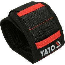 Пояс наручный с 2 карманами, магнетизированный YATO, 340х90 мм, из нейлона [50]