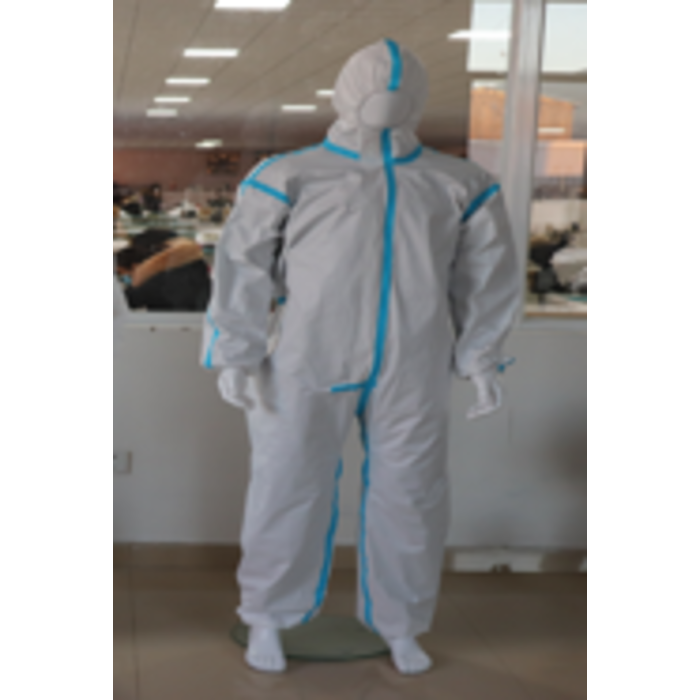 Костюм захисний одноразовий з нетканого матеріалу SFS FABRIC з заліпками на швах(DW)