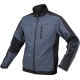 Куртка робоча SOFTSHELL YATO розмір S, чорно-темно-сіра, 3 кишені, 96% поліестер і 4% спандекс(DW)