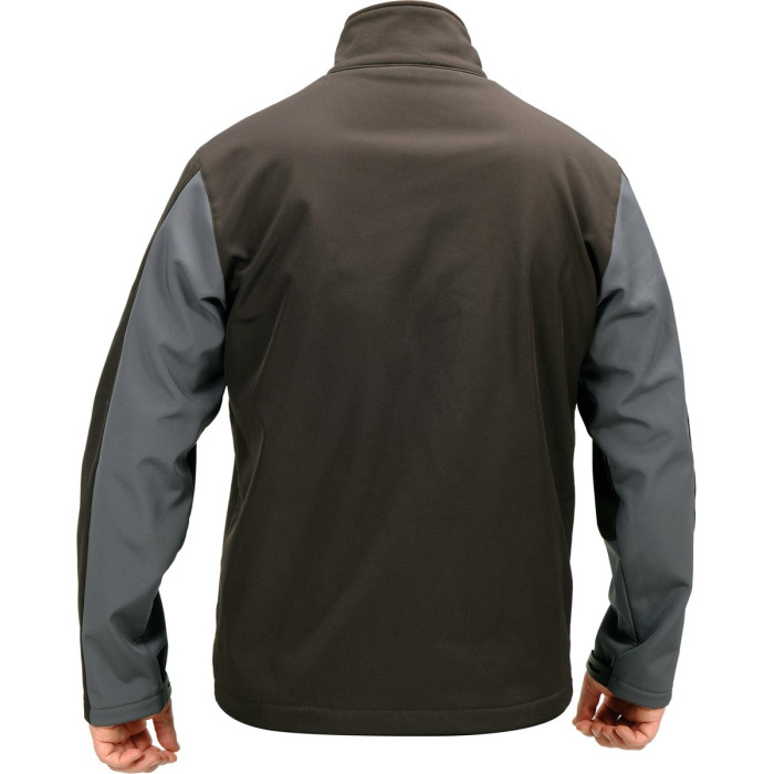 Куртка робоча SOFTSHELL YATO розмір S, чорно-темно-сіра, 3 кишені, 96% поліестер і 4% спандекс(DW)