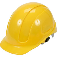 Каска для защиты головы YATO желтая из пластика ABS [30]