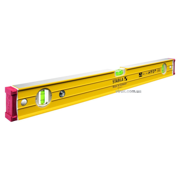 Рівень STABILA Type 96-2М : L= 60 см, 3 капсули, магніт. 0,5мм/м., посилений профіль + аморт ковп.