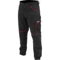 Штани робочі COMFY YATO розмір M, чорно-червоні, 7 кишень, 100% бавовна [10]