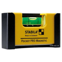 Уровень-мини STABILA Pocket PRO Magnetic магнитный: 7 х 2 х 4 см
