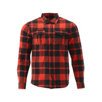 Рубашка фланелевая красно-черная, YATO разм. 2XL/ 82см х 62см,100%-хлопок[40]