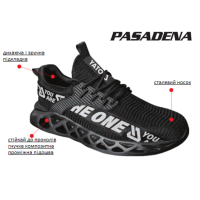 Туфли рабочие нейлоновые YATO PASADENA SB, разм. 41, с резиновой подошвой