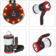 Ліхтар LED-діодний акумулятор YATO Li-Ion 3.7В, 1Вт, 600-1200Лм з ручкою, зарядний USB пристрій [10]