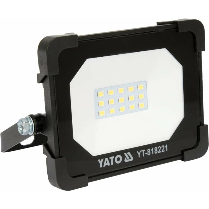 Прожектор з SMD-діодним випромінювачем YATO: 10 Вт, 230 В, 950 Лм, 15 діодів, 115x 98x 32 мм [20]