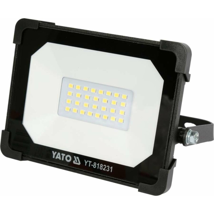 Прожектор з SMD-діодним випромінювачем YATO: 20 Вт, 230В, 1900 Лм, 30 діодів, 140 x124.5x 32 мм [16]