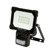 Прожектор с SMD-диодным излучателем и датчиком движения YATO: 20 Вт, 230 В, 1900 лм, 30 диодов [16]