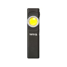 Ліхтар-міні діодний тонкий YATO від акумул. Li-Po 3.7 V 450 mA, освітл.- 500/ 300/ 100/ 30 Lm 8 режи