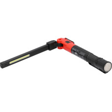 Светильник для мастерских диодный YATO COB/SMD LED аккумул. 3,7 V 1,1 АГод, 5 Вт, макс.освет.- 350 Lm