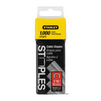 Скоби для кабеля STANLEY :тип "S" 11 мм x 1000 шт. (DW)