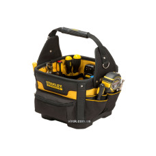Сумка для инструмента STANLEY "FatMax Technician" открыта; 29 x 29 x 38 см