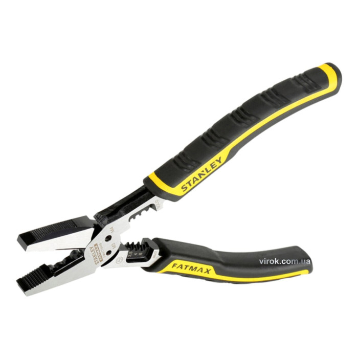 Плоскогубцы комбинированные STANLEY "FatMax": L=200 мм. 6 в 1