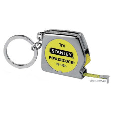 Рулетка STANLEY "Powerlock": L= 1 м с хромированным корпусом + кольцо для ключей