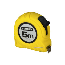 Рулетка STANLEY : 5 м х 19 мм. пластмасовий корпус