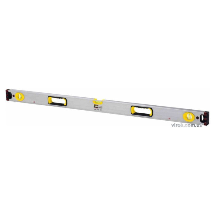 Рівень магнітний STANLEY "FatMax II" : L= 120 см, 3 капсули, 2 ручки