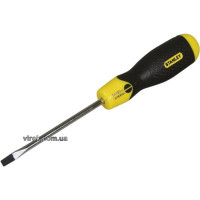 Отвертка плоская STANLEY "Cushion Grip": шлиц SL5 x 100 мм DW
