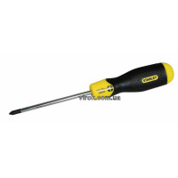 Отвертка крестовая STANLEY "Cushion Grip": "Philips" PH2 x 150 мм DW