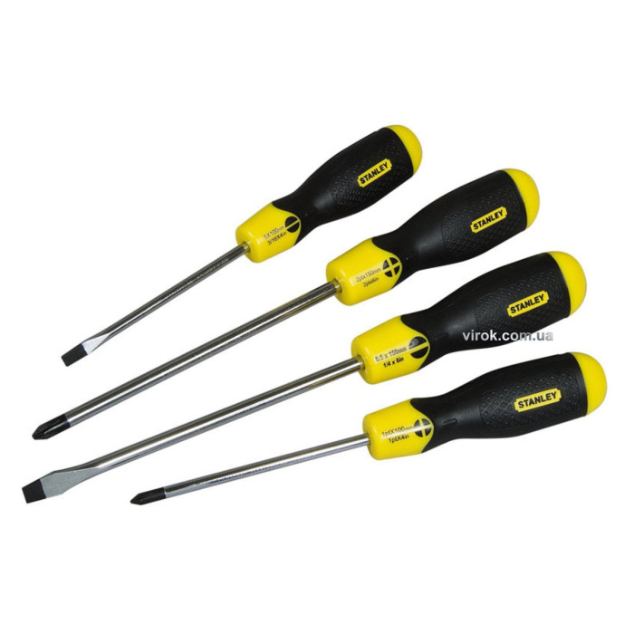 Отверточный набор STANLEY "Cushion Grip", 4 шт. DW
